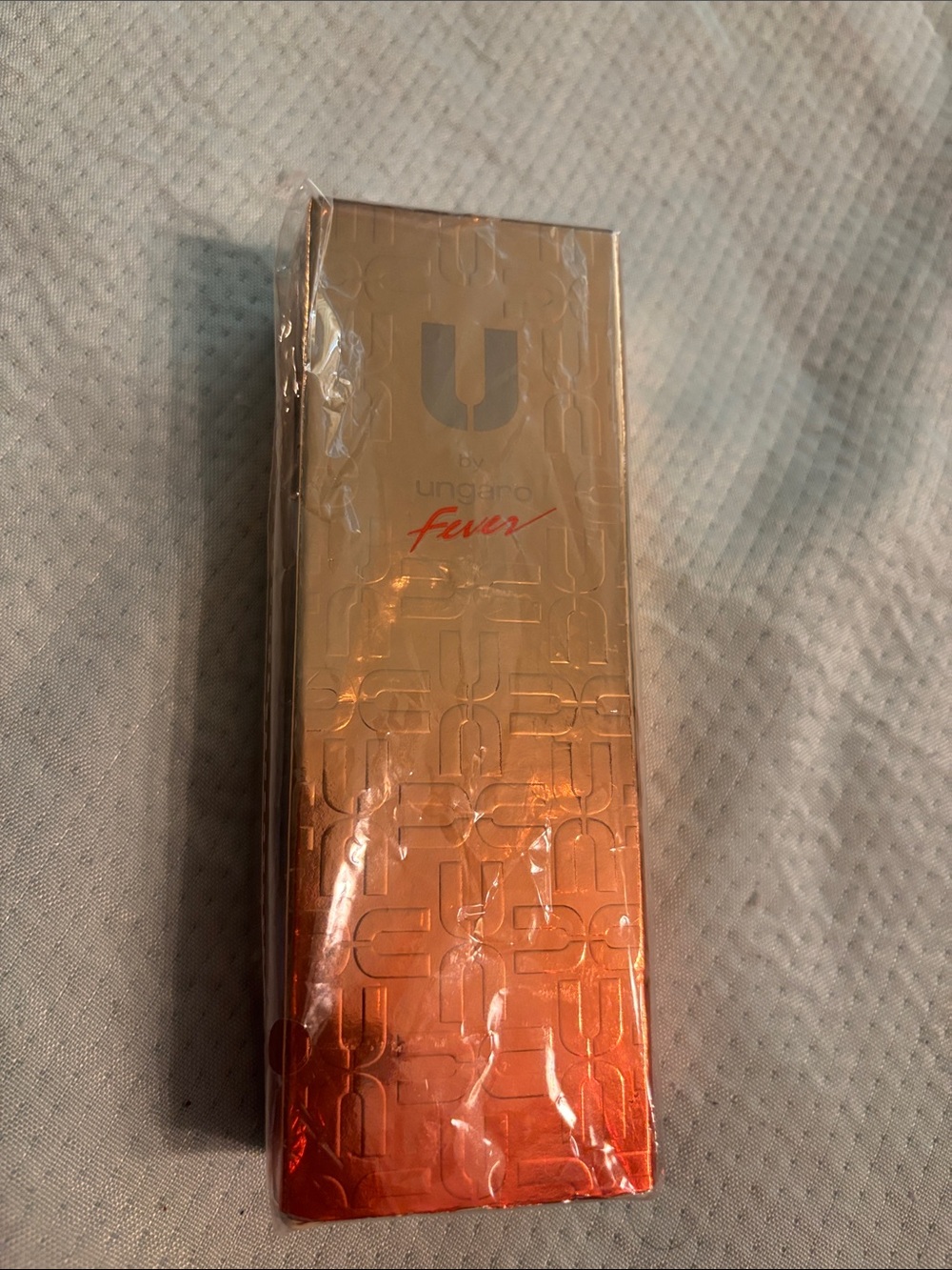 New Avon U by Ungaro Fever Women's Fragrance Bottle - Bronze with Orange Accents